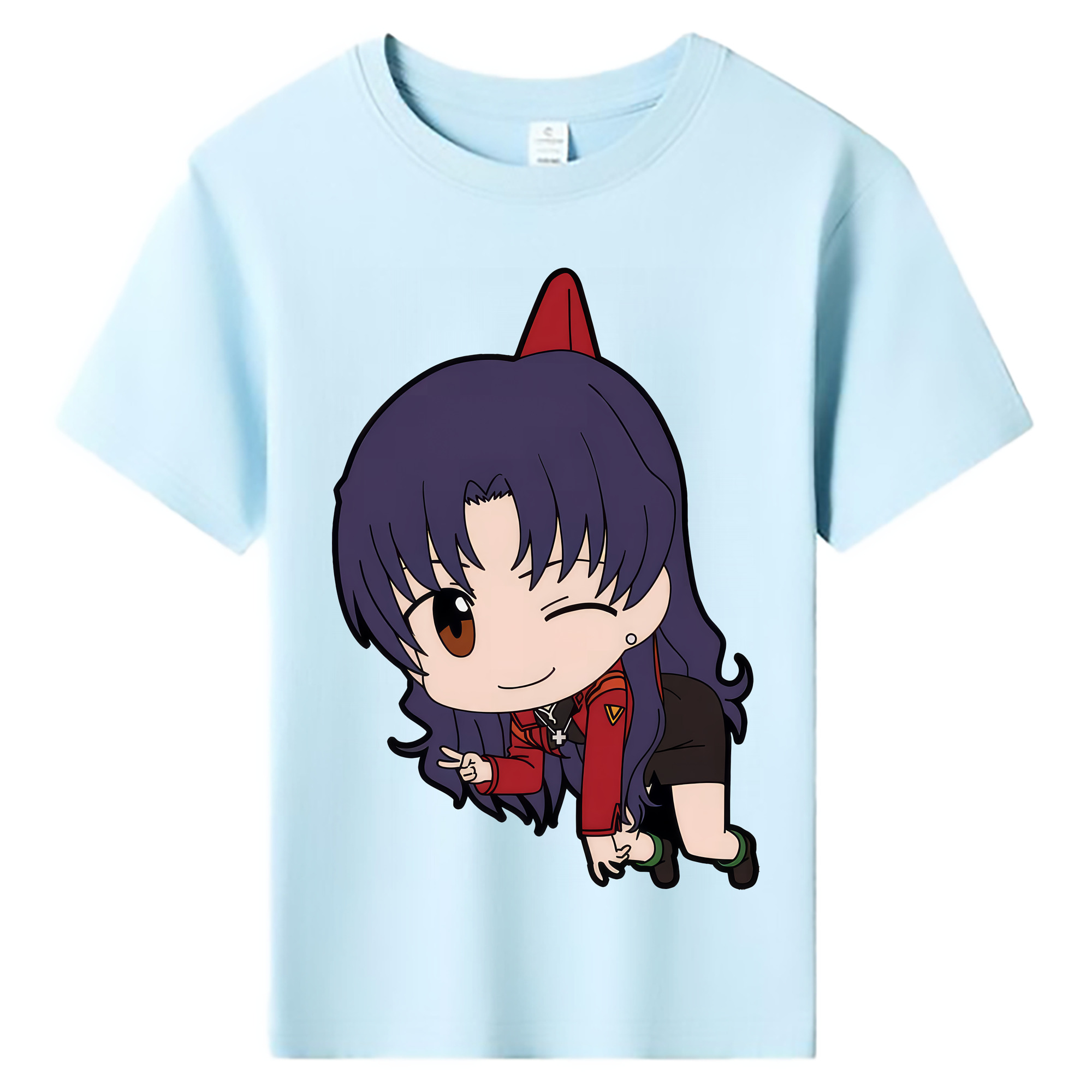 （画像用） EVA 新世紀エヴァンゲリオン 綿100％キッズTシャツ（フロントプリント）